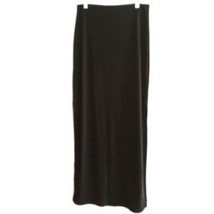 Long Black Skirt with Side Slits